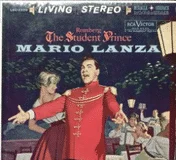 Mario Lanza, The Student Prince LP (1962 Italy)