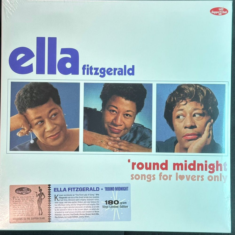 Ella Fitzgerald 'round Midnight vinyl LP
