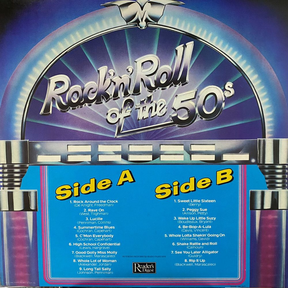 Various Artist – Rock And Roll Of The Fifties LP Vinyl Record (UK)