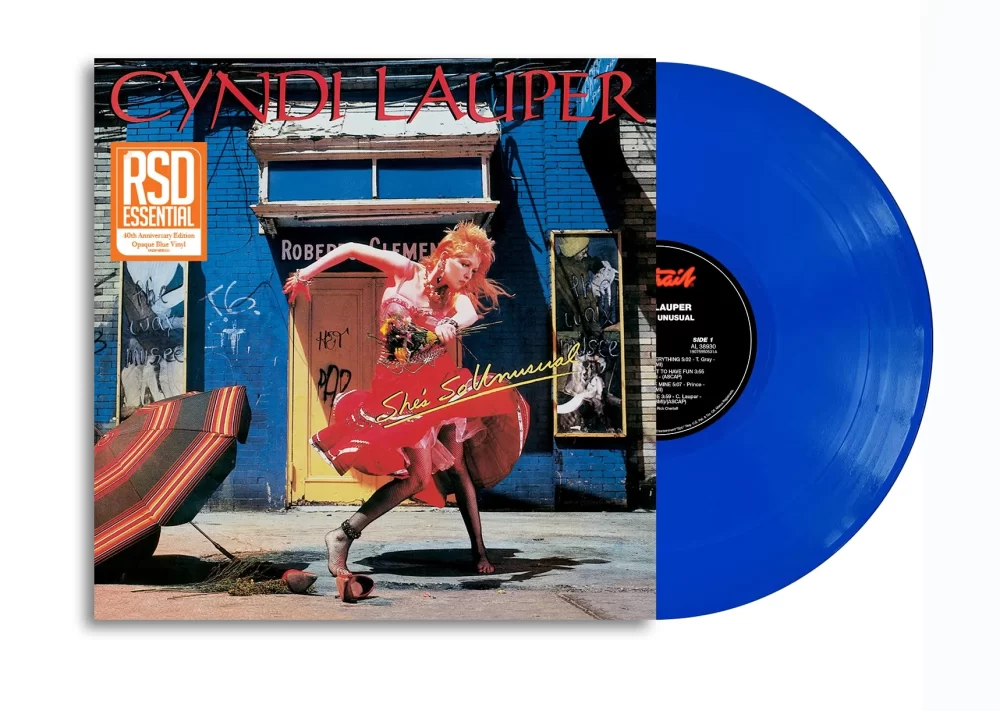 Cyndi Lauper - She's So Unusual (RSD Essential Opaque Blue Vinyl)