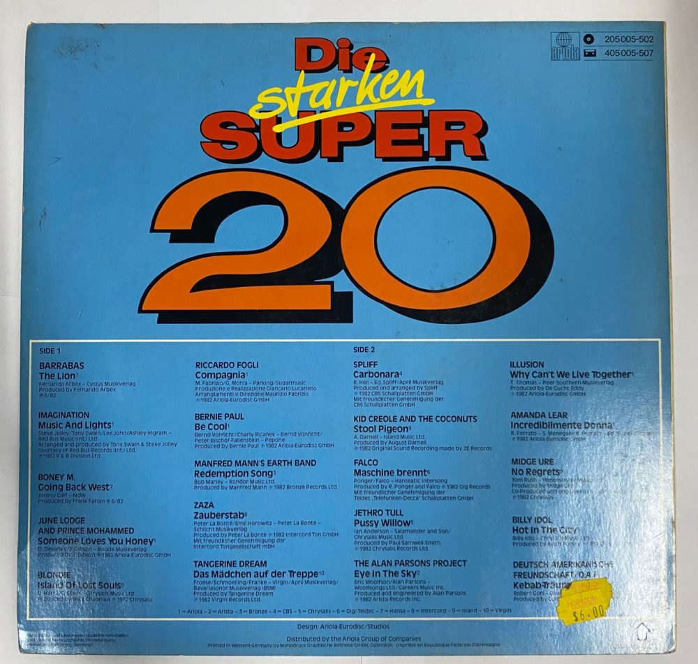 Die Starken Super 20 - Various Artist Vinyl