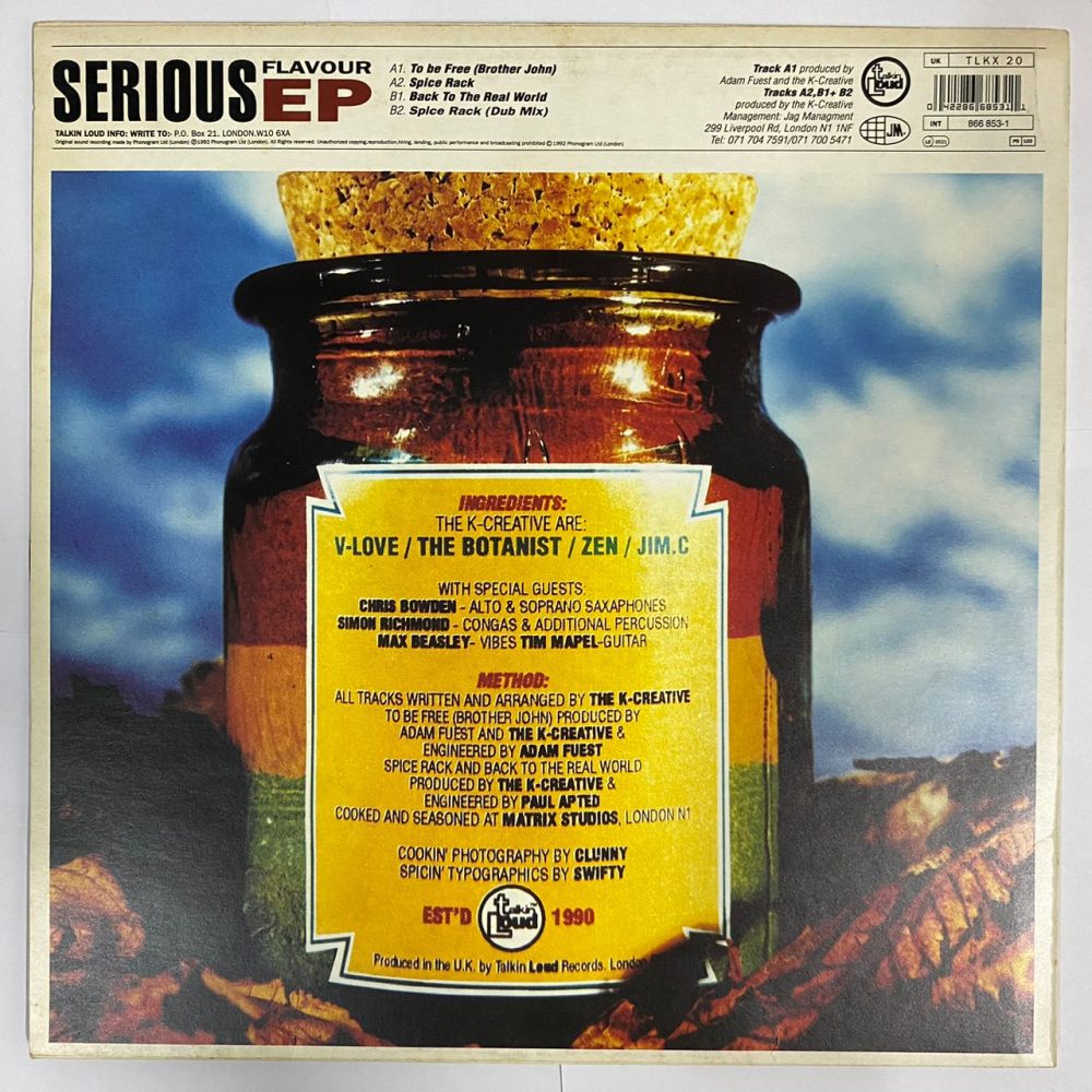 The K-Creative ' Serious Flavour Vinyl