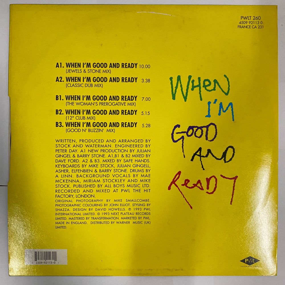 Sybil ' When I'm Good And Ready Vinyl