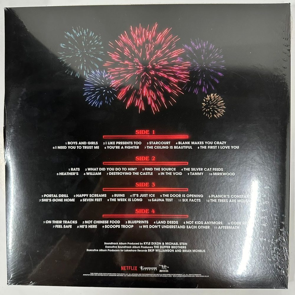 Stranger Things 3 Fireworks Splatter Vinyl
