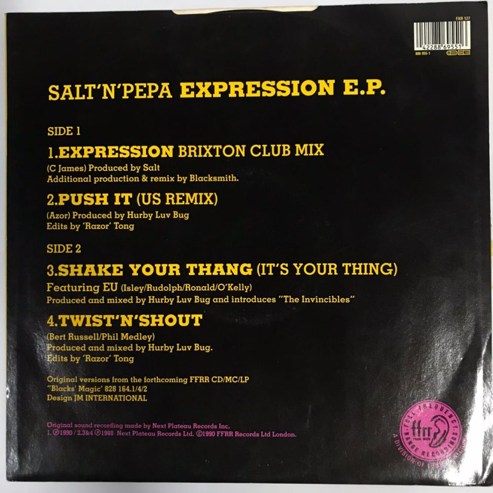 Salt 'N' Pepa ' Expression E.P. (The Greatest Hits E.P) Vinyl