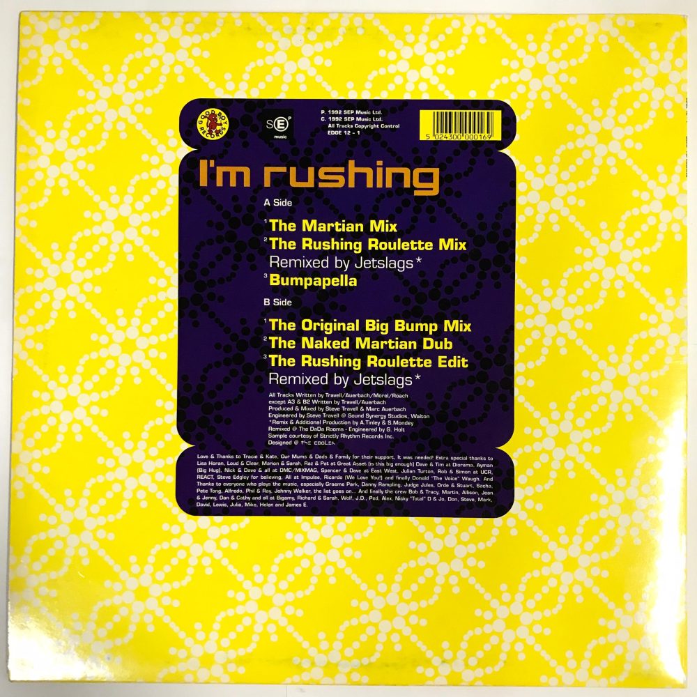 Bump - I'm Rushing Vinyl