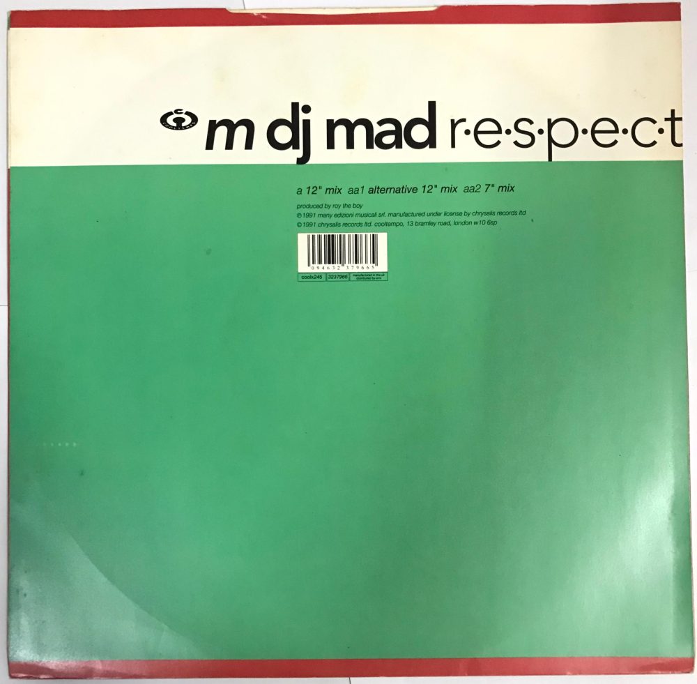 M DJ M.A.D. - R.E.S.P.E.C.T. Vinyl