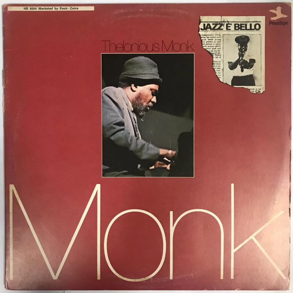 Thelonious Monk - Thelonious Monk LP Vinyl Record - Italy Pressing