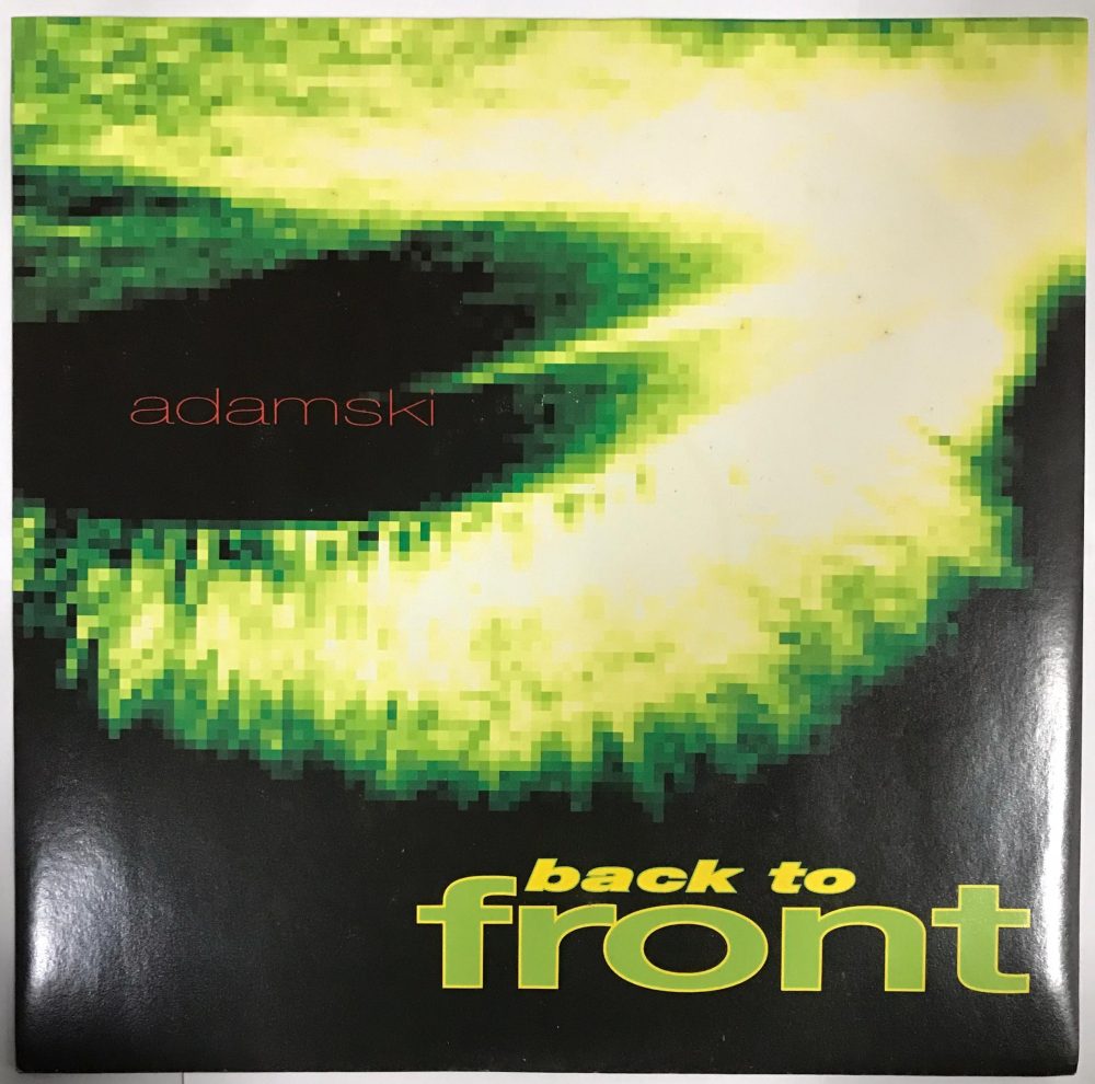 Adamski – Back To Front 12"Single 45 RPM Vinyl Record