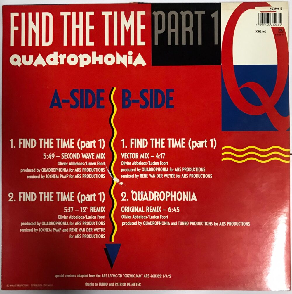 Quadrophonia - Find The Time (Part 1)_12"_45RPM_Single_Vinyl_Record