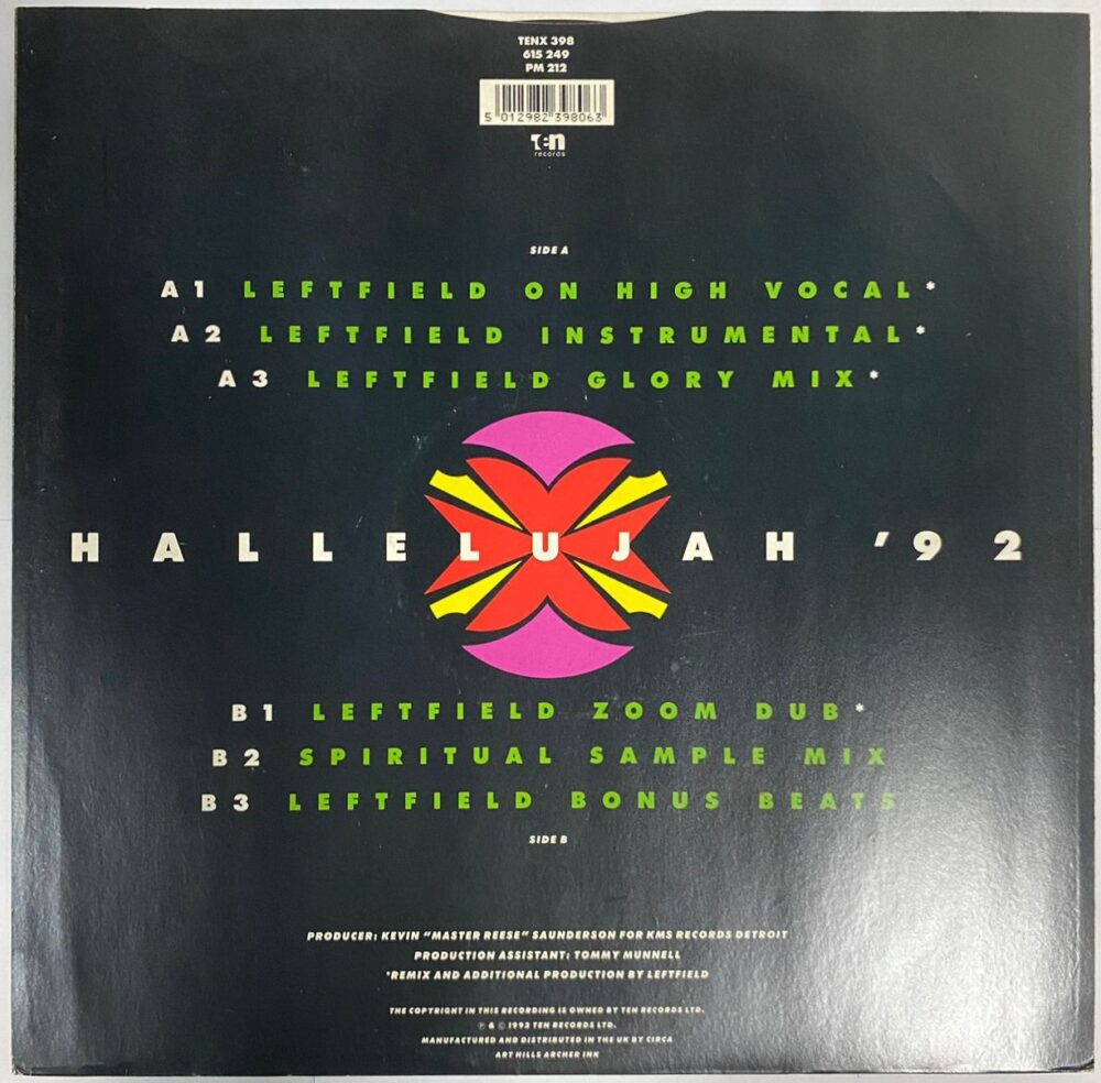 Inner City - Hallelujah '92_12"Single_Vinyl_Record