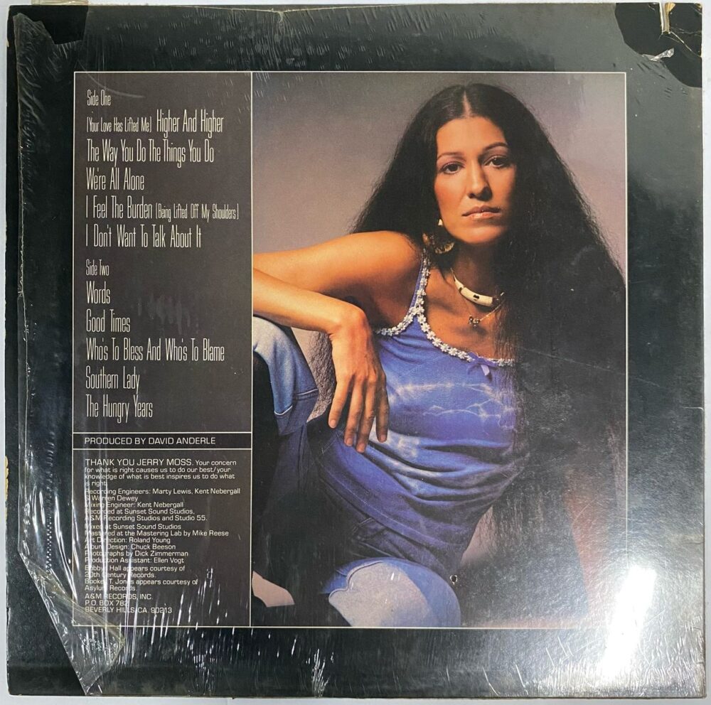 Rita Coolidge - Anytime... Anywhere_LP_Vinyl_Record