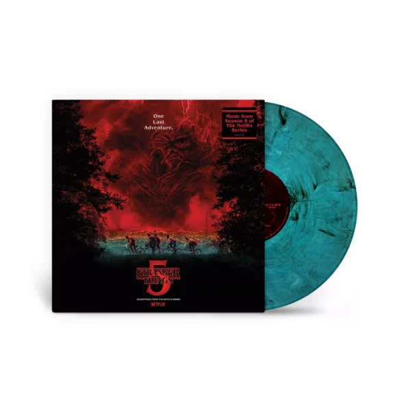 Stranger Things - Season 5 OST_Sea_Blue_Marbled_LP_Vinyl_record