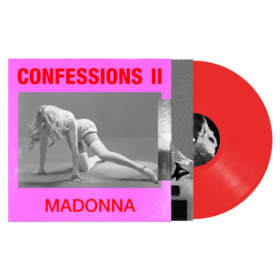 Madonna - Confessions II_Translucent_Red_LP_Vinyl_Record
