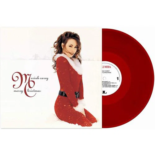 Mariah Carey - Merry Christmas_Red_Vinyl_LP_Record